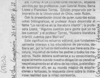 En torno a la literatura infantil