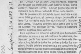 En torno a la literatura infantil