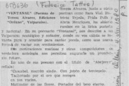 Ventanal  [artículo] Federico Tatter.