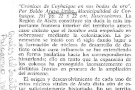 Notas e informaciones bibliográficas