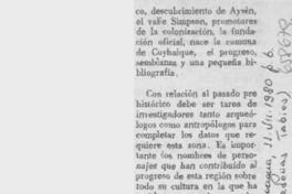 Crónicas de Coyhaique