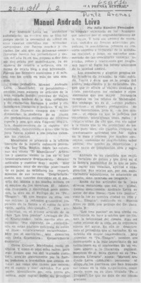 Manuel Andrade Leiva