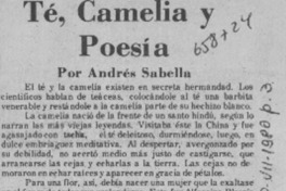 Té, camelia y poesía