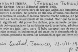 La luna era mi tierra