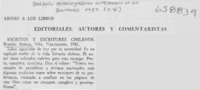 Escritos y escritores chilenos.