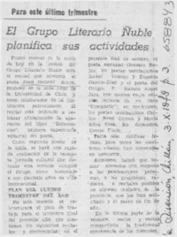 Grupo Literario Ñuble planifica sus actividades.