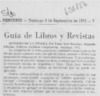 Guía de libros y revistas.