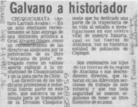 Galvano a historiador.