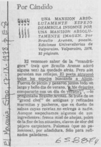 Una mansión absolutamente espejo deambula insomne por una mansión absolutamente imagen