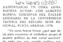 Despertando en otra luna.