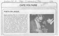 Poeta en jaque.