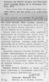 Crónicas del barrio Yungay