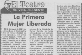 La primera mujer liberada