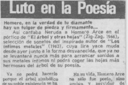 Luto en la poesía