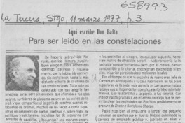 Para ser leído en las constelaciones