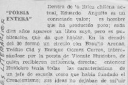 "Poesía entera"