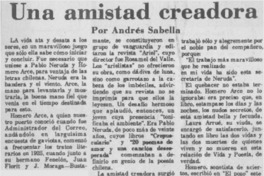 Una amistad creadora