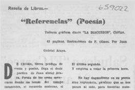 "Referencias" (Poesía)