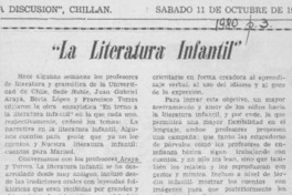 "La literatura infantil"