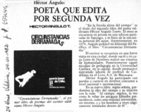 Poeta que edita por segunda vez.  [artículo]