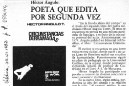 Poeta que edita por segunda vez.  [artículo]