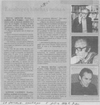 Escritores hinchas opinan.