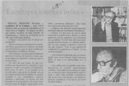 Escritores hinchas opinan.