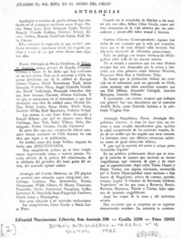 Antologías.  [artículo]