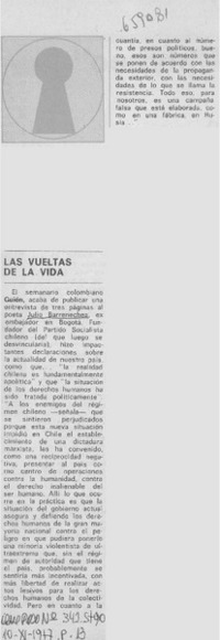 Las Vueltas de la vida.