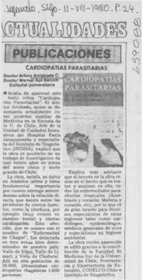 Cardiopatías parasitarias.