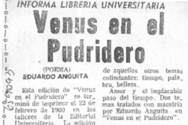 Venus en el pudridero.  [artículo]