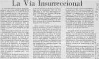 La vía insurreccional.
