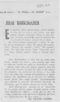 Julio Barrenechea