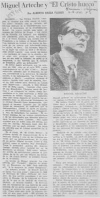 Miguel Arteche y "El Cristo hueco"