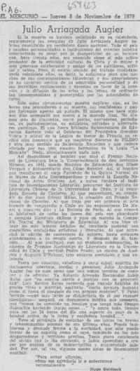 Julio Arriagada Augier