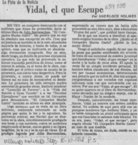 Vidal, el que escupe