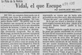 Vidal, el que escupe