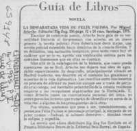 La disparatada vida de Félix Palissa.