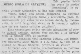 ¡Medio siglo de Arteche!