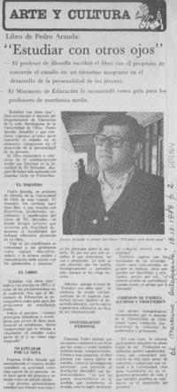 "Estudiar con otros ojos".