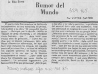 Rumor del mundo