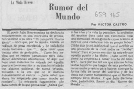 Rumor del mundo