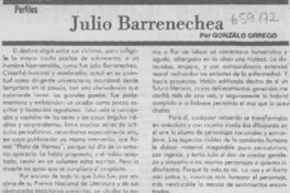 Julio Barrenechea