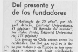 Del presente y de los fundadores