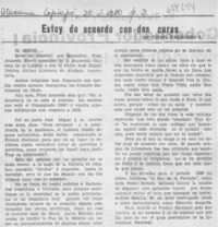 Estoy de acuerdo con dos curas