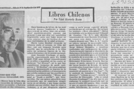 Libros chilenos