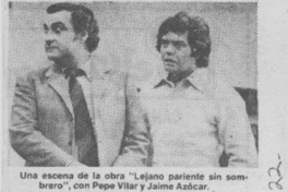 Un Pariente especial en "teatro... y en el teatro".