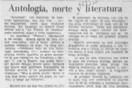 Antología, norte y literatura