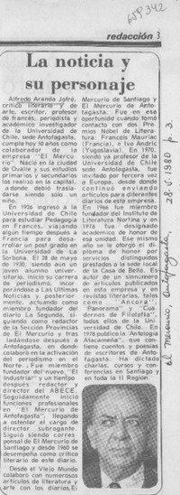 La Noticia y su personaje.