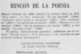 Rincón de la poesía.